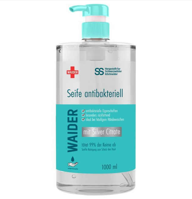 Waider мило 1000мл антибактеріальне